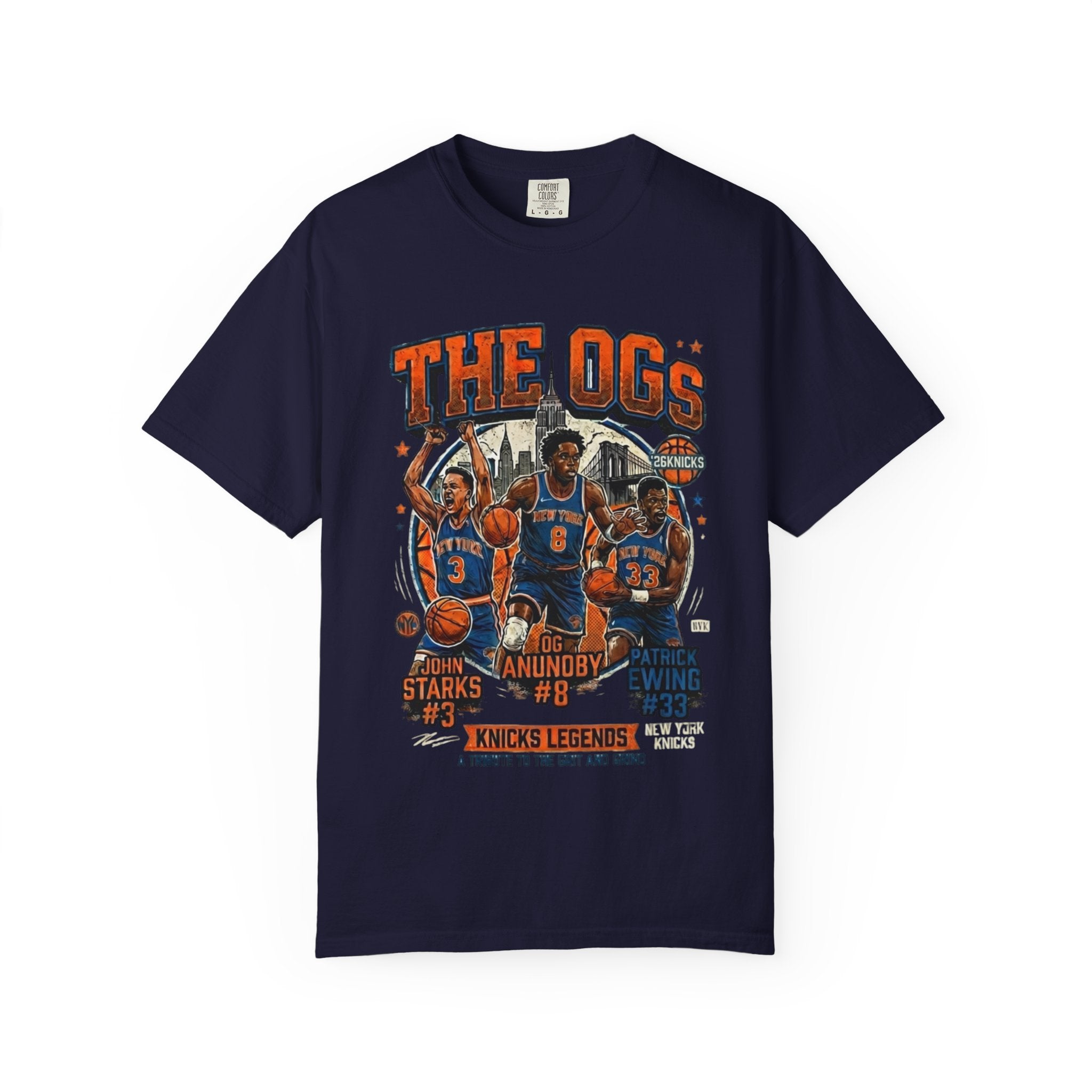 T-Shirt — "The OGs" Vintage Knicks Basketball Graphic Tee
