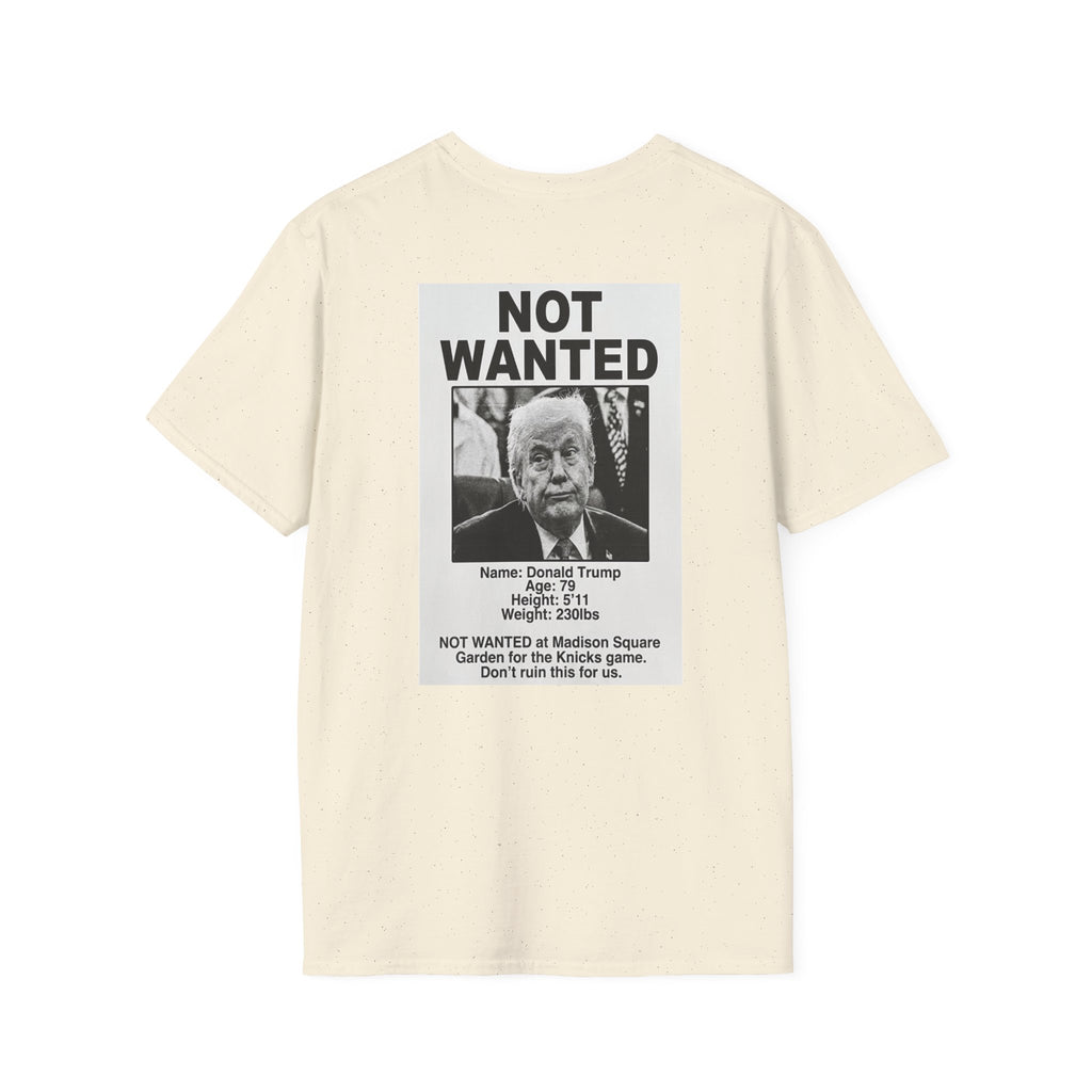 TRUMP NOT WANTED Knicks Basketball Tee
