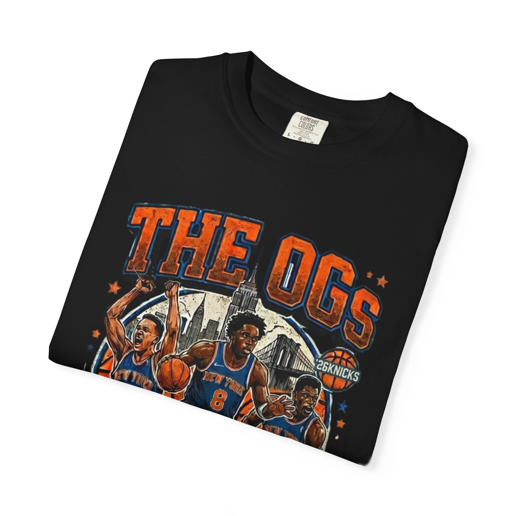 T-Shirt — "The OGs" Vintage Knicks Basketball Graphic Tee