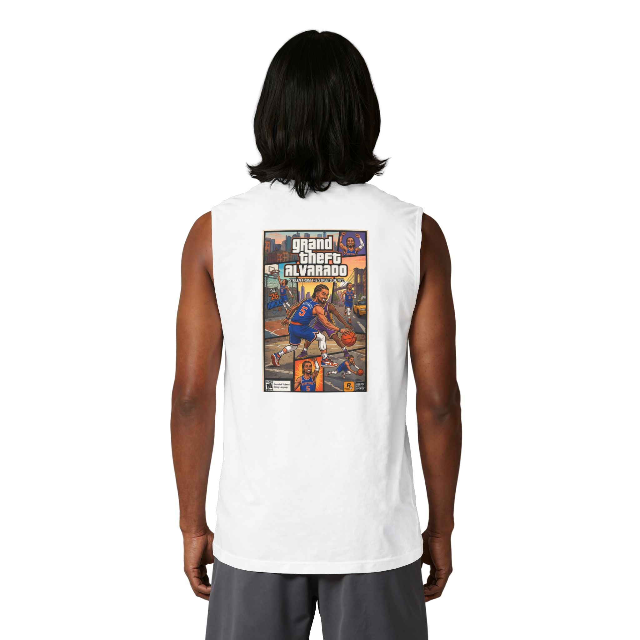 GTA Muscle Tank — 26KNICKS Graphic Tank Top
