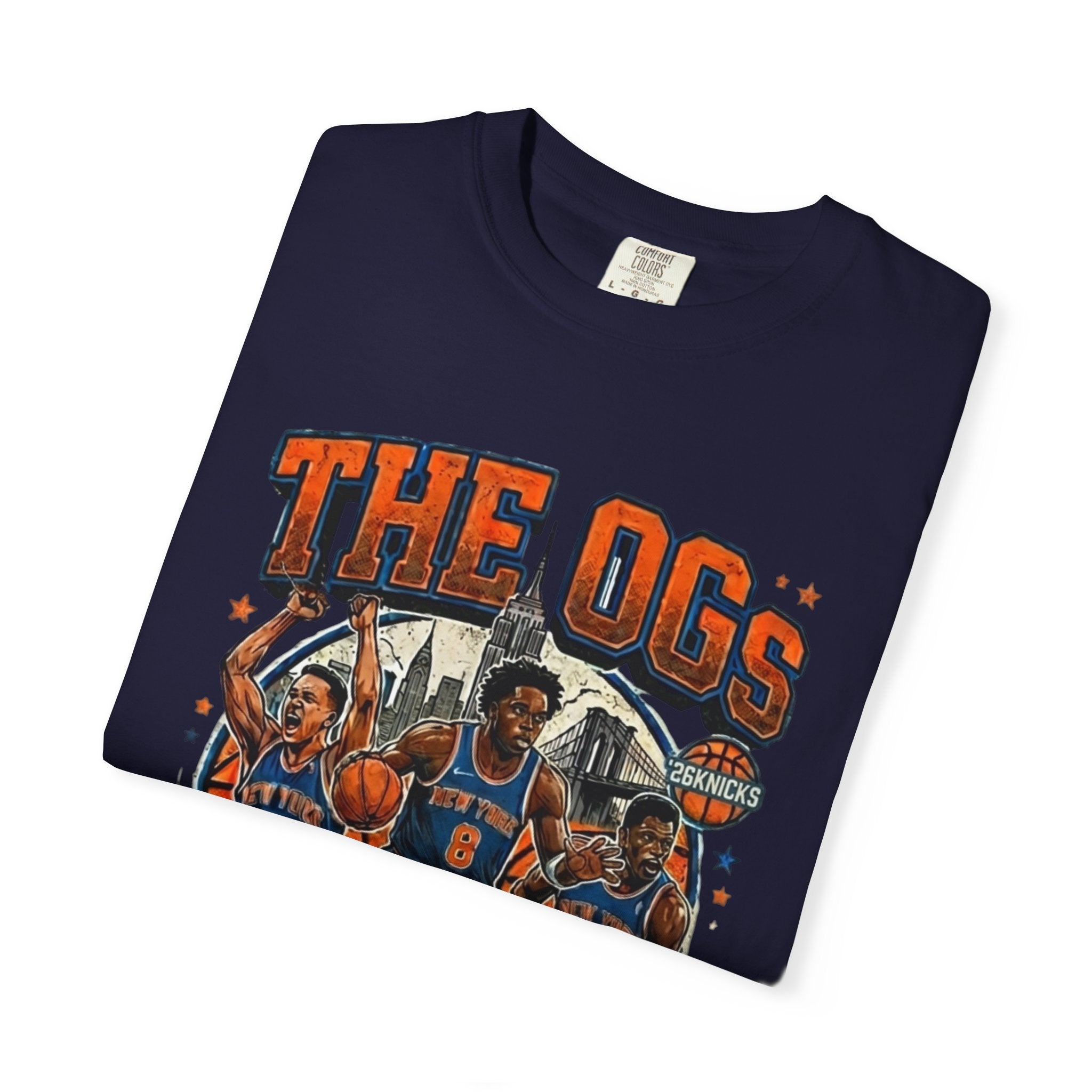 T-Shirt — "The OGs" Vintage Knicks Basketball Graphic Tee