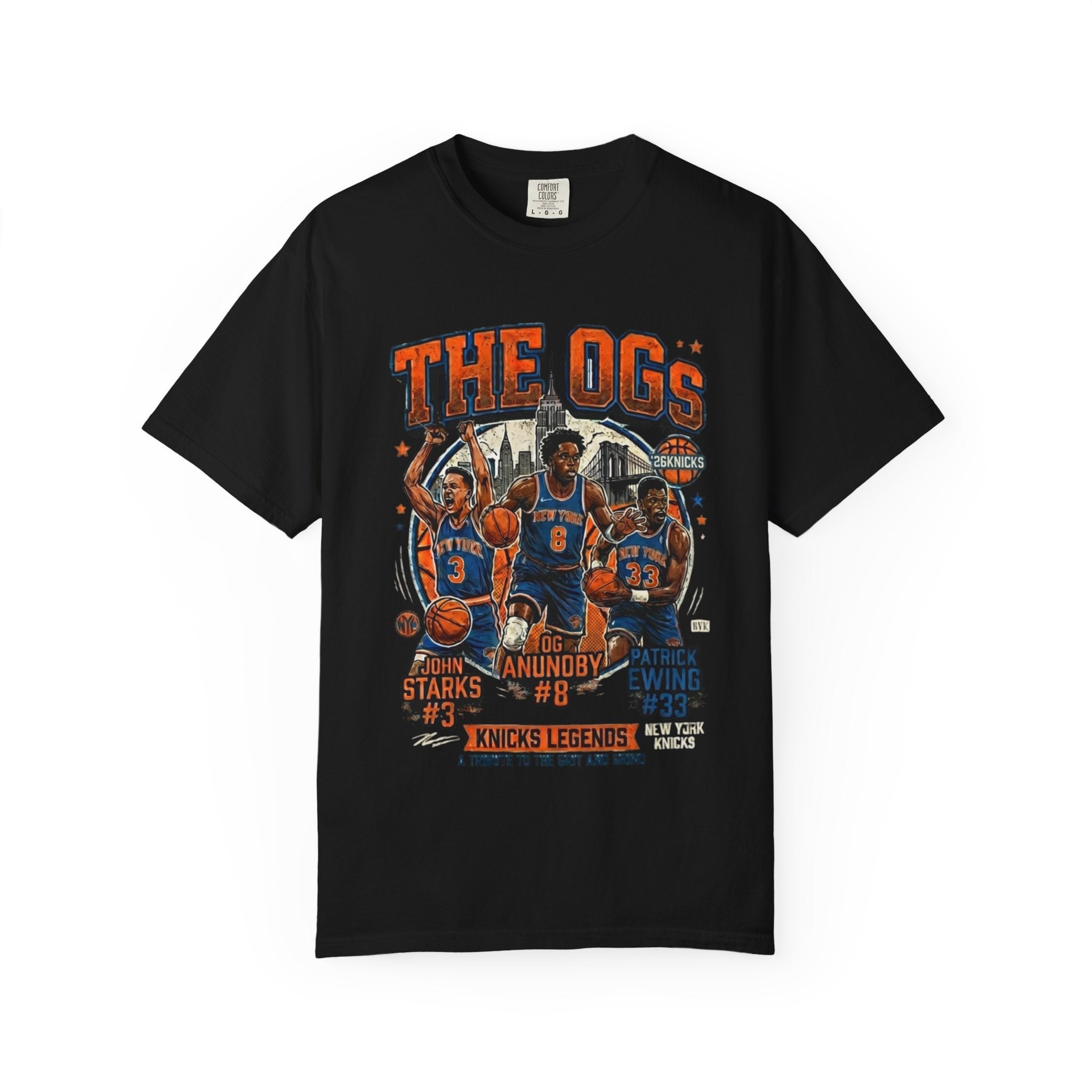 T-Shirt — "The OGs" Vintage Knicks Basketball Graphic Tee