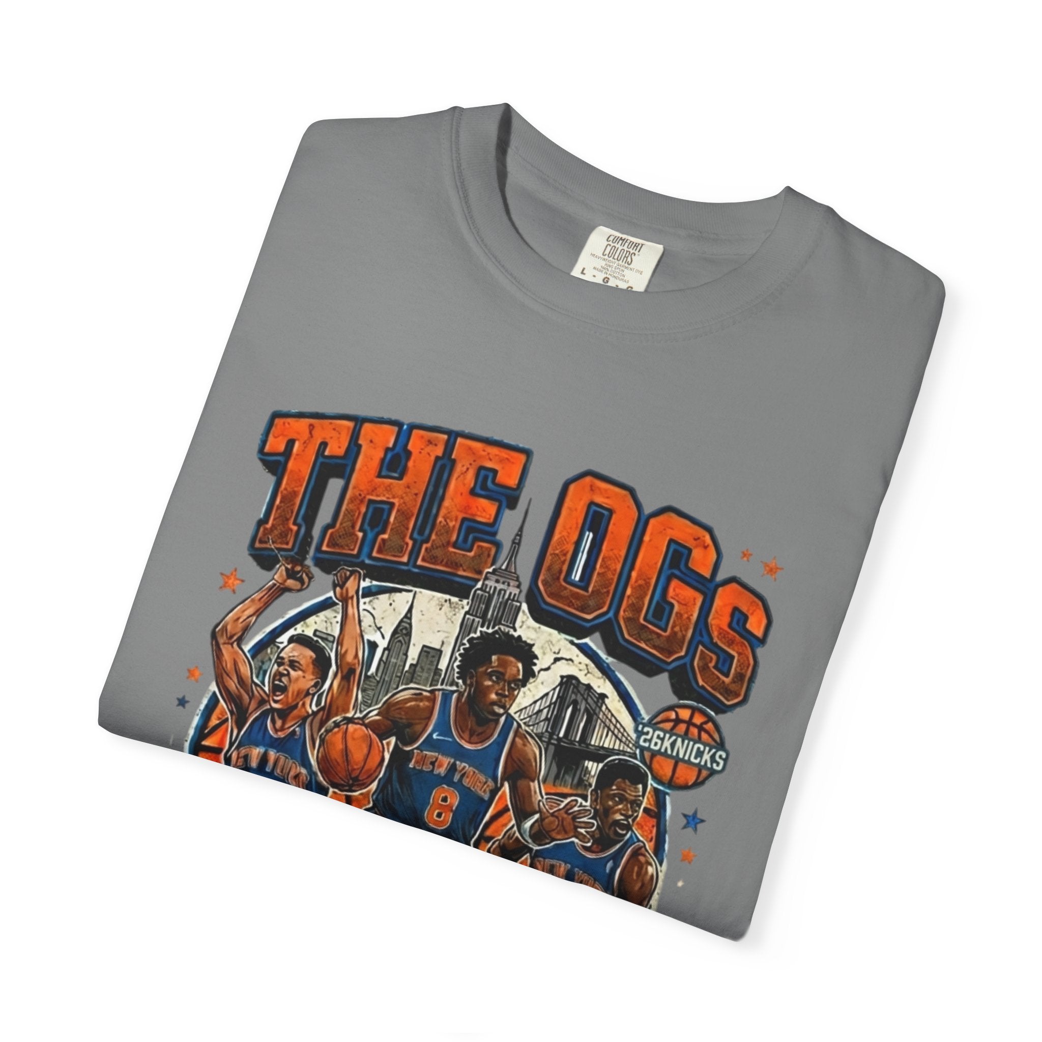 T-Shirt — "The OGs" Vintage Knicks Basketball Graphic Tee