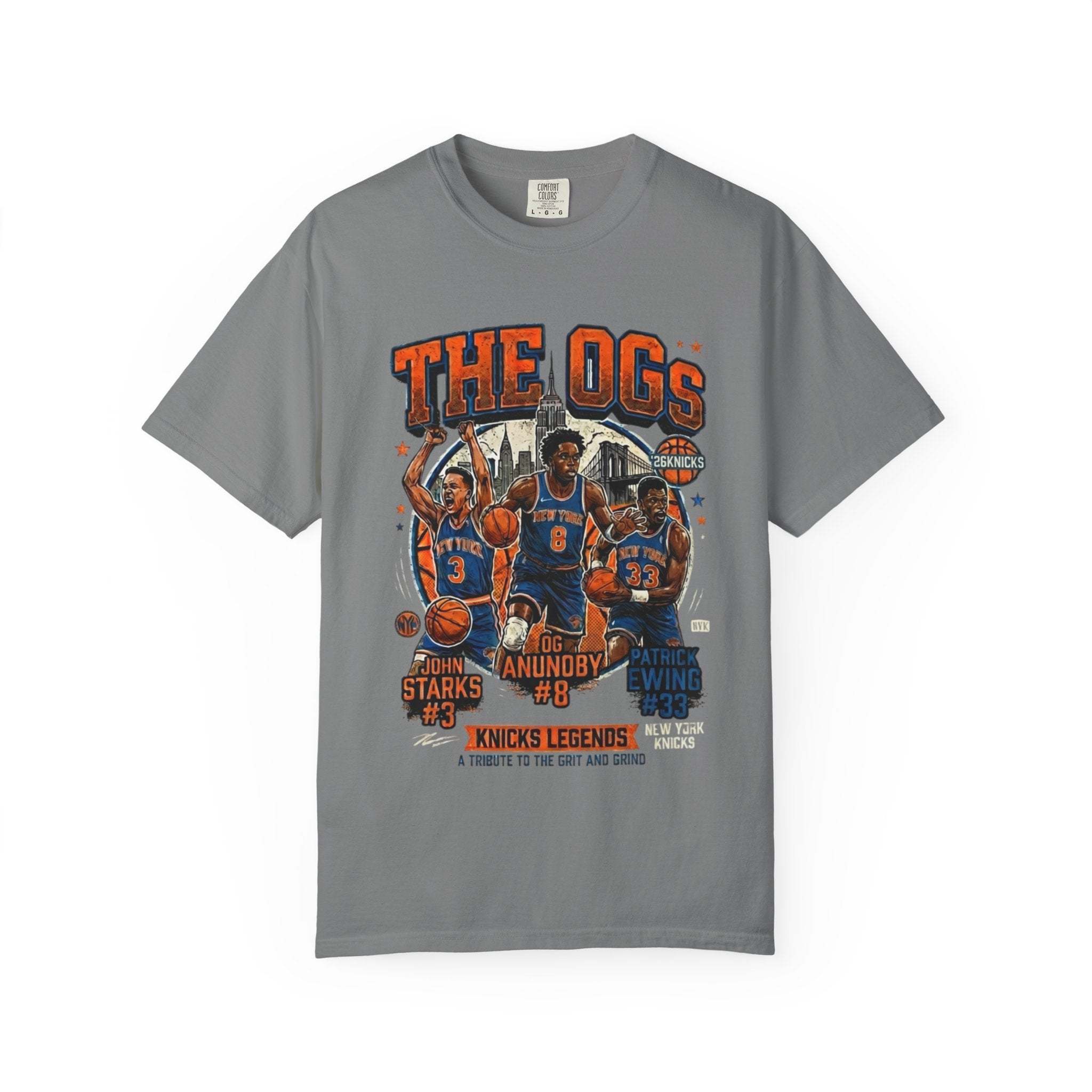 T-Shirt — "The OGs" Vintage Knicks Basketball Graphic Tee