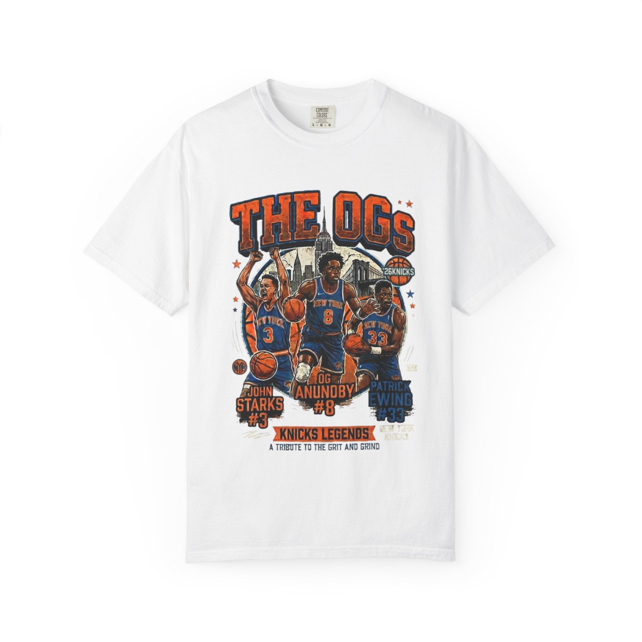 T-Shirt — "The OGs" Vintage Knicks Basketball Graphic Tee