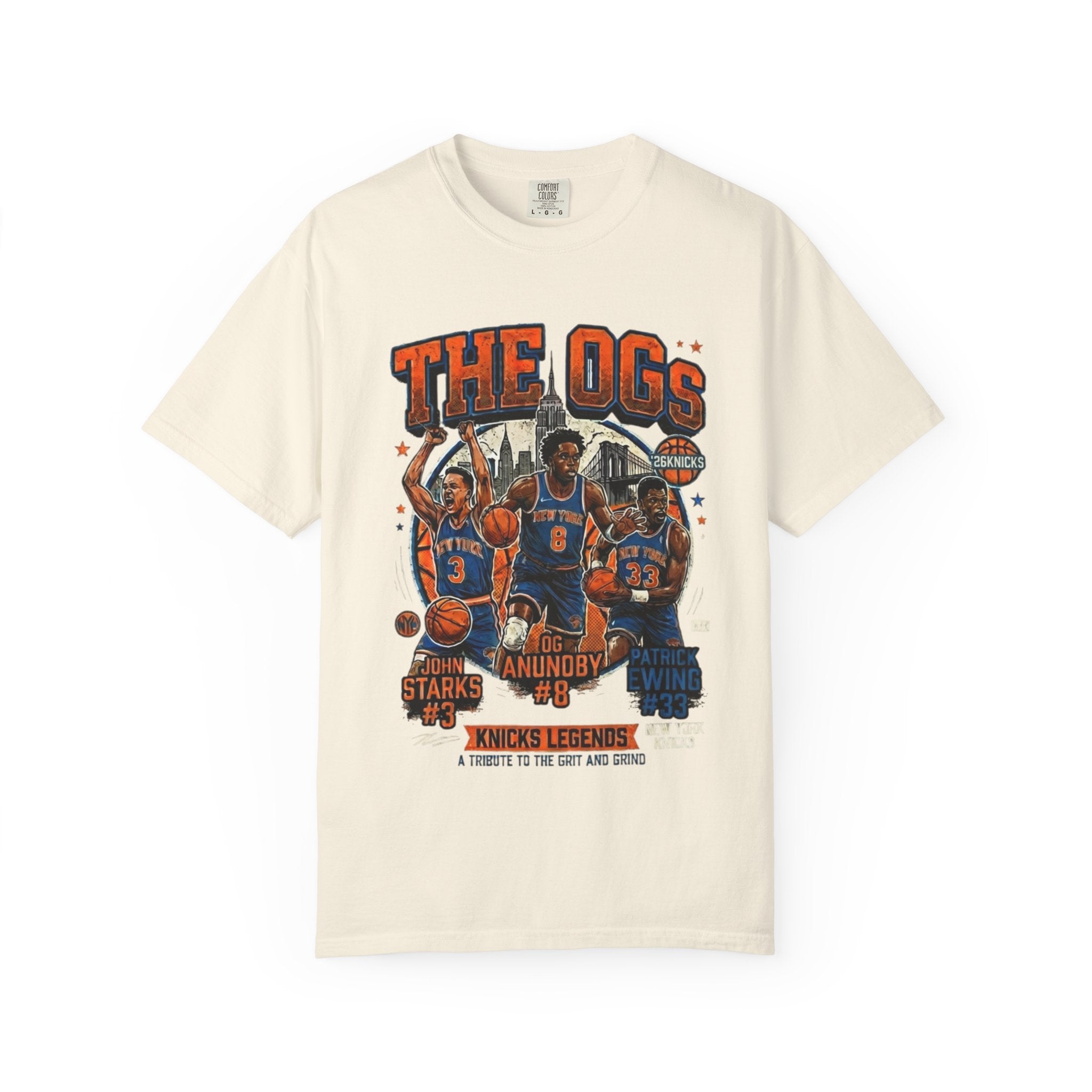 T-Shirt — "The OGs" Vintage Knicks Basketball Graphic Tee