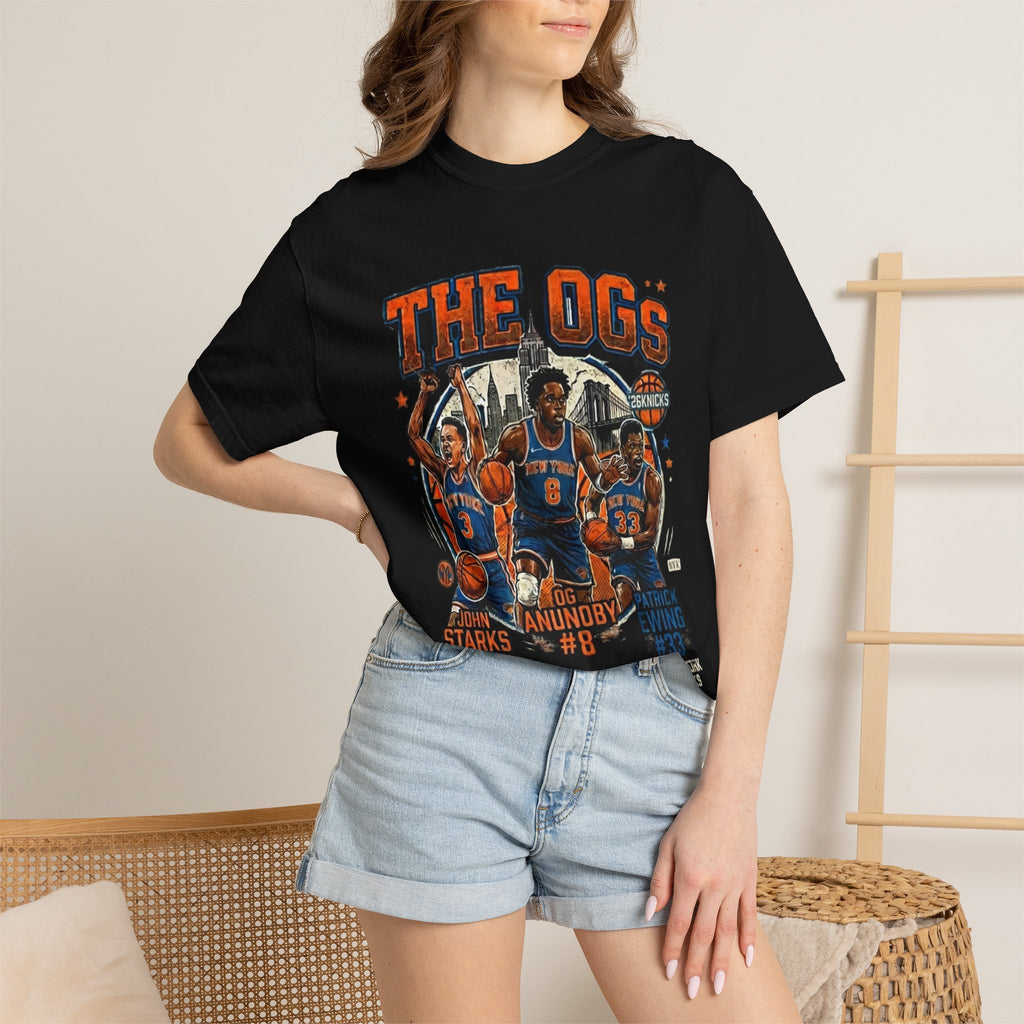 T-Shirt — "The OGs" Vintage Knicks Basketball Graphic Tee