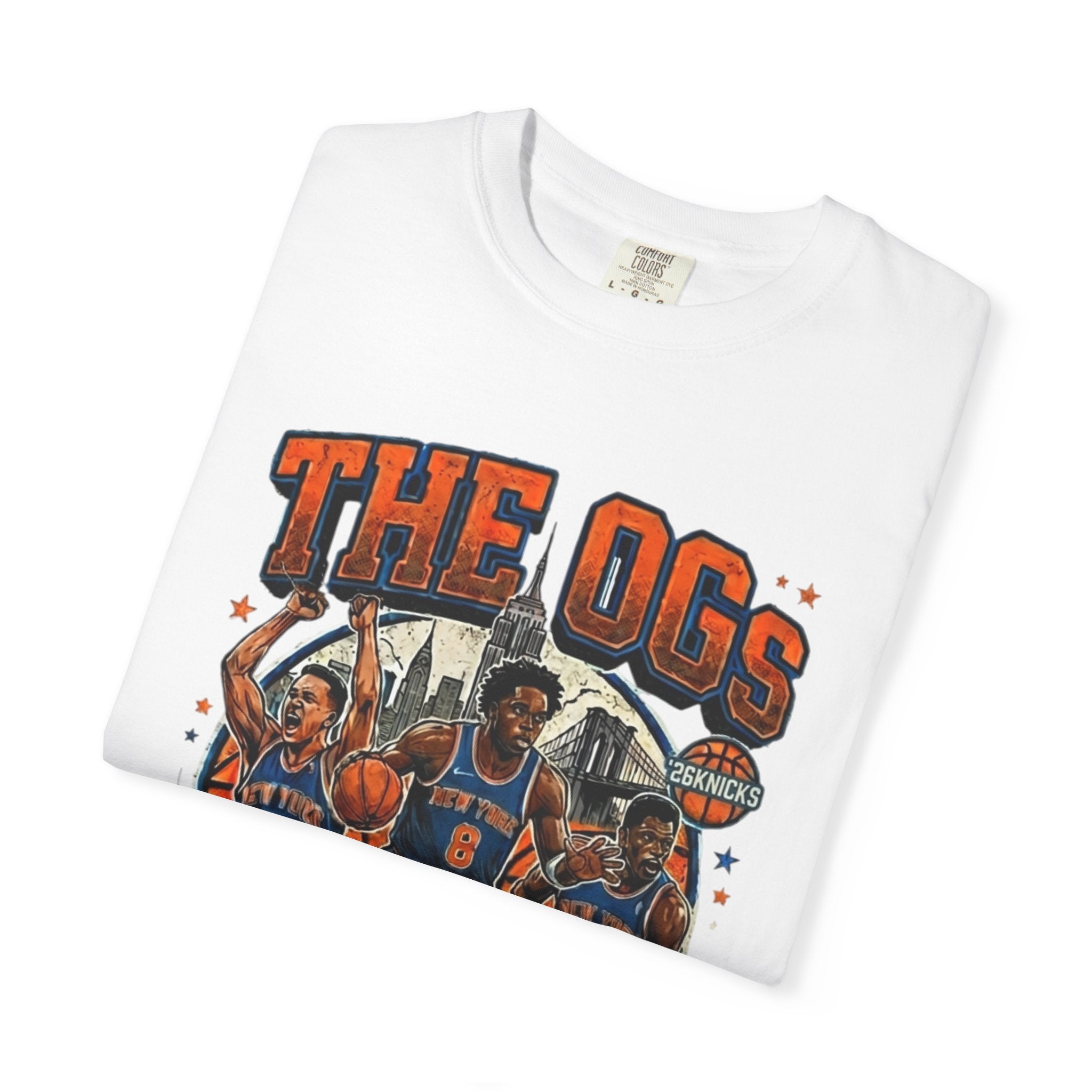 T-Shirt — "The OGs" Vintage Knicks Basketball Graphic Tee