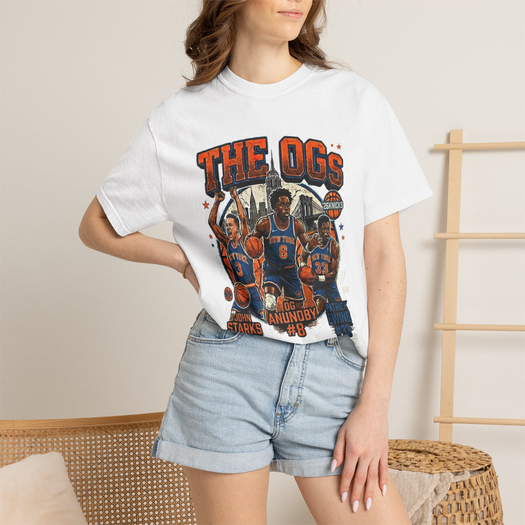 T-Shirt — "The OGs" Vintage Knicks Basketball Graphic Tee