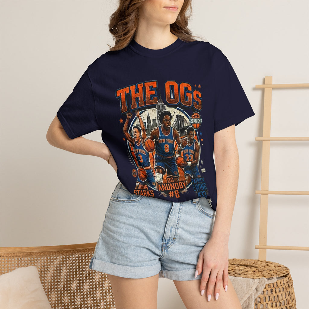 T-Shirt — "The OGs" Vintage Knicks Basketball Graphic Tee